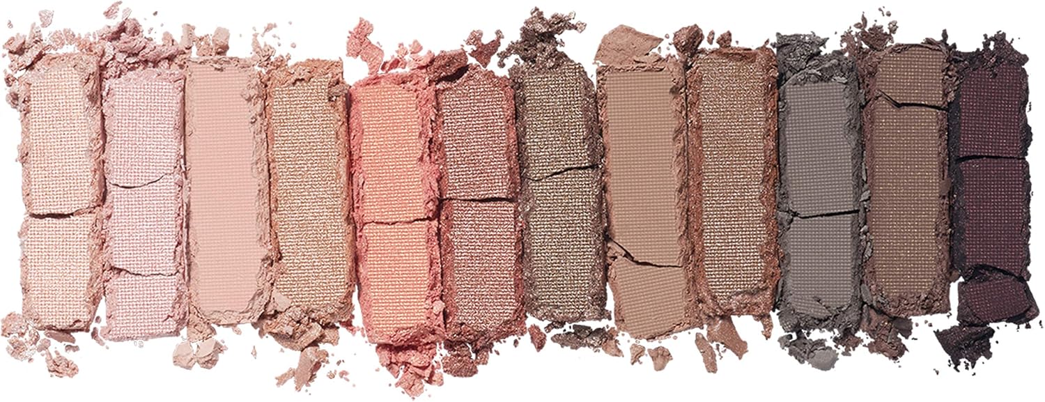 Rimmel London Magnif'eyes 12 Pan Eyeshadow Palette, Highly Pigmented Colours and Long-lasting Formula, Blushed Edition, 14 g - Image 4