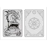 Metal Proxy Cards for Magic The Gathering, Alternative Custom Art DIY Cards, Dragon Treasure