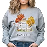 Stars Hollow Sweatshirt, Cozy Fall Season Long Sleeve Sweater for Gilmore Girls Lovers, Ideal for Enjoying Coffee