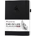 Clever Fox End of Life Planner – Final Arrangements Organizer for Beneficiary, Will Preparation, Last Wishes & Funeral Planning, A4 (Black)