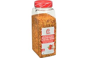 Lawry's Roasted Garlic & Red Bell Pepper Monterey Style Seasoning, 21 oz - One 21 Ounce Container of Roasted Red Bell Pepper Seasoning, Ideal on Fajitas, Meatballs, Shrimp and Vegetables
