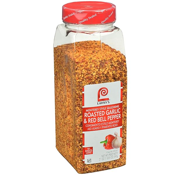 LAWRY’S ROASTED GARLIC & RED BELL PEPPER MONTEREY...