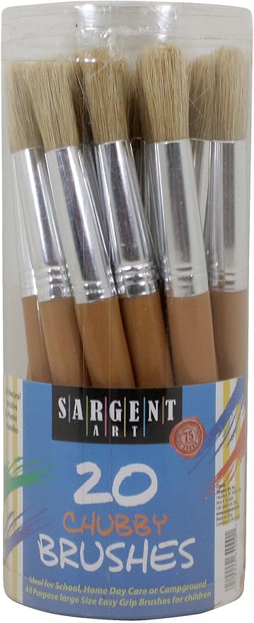 Kids paint brushes