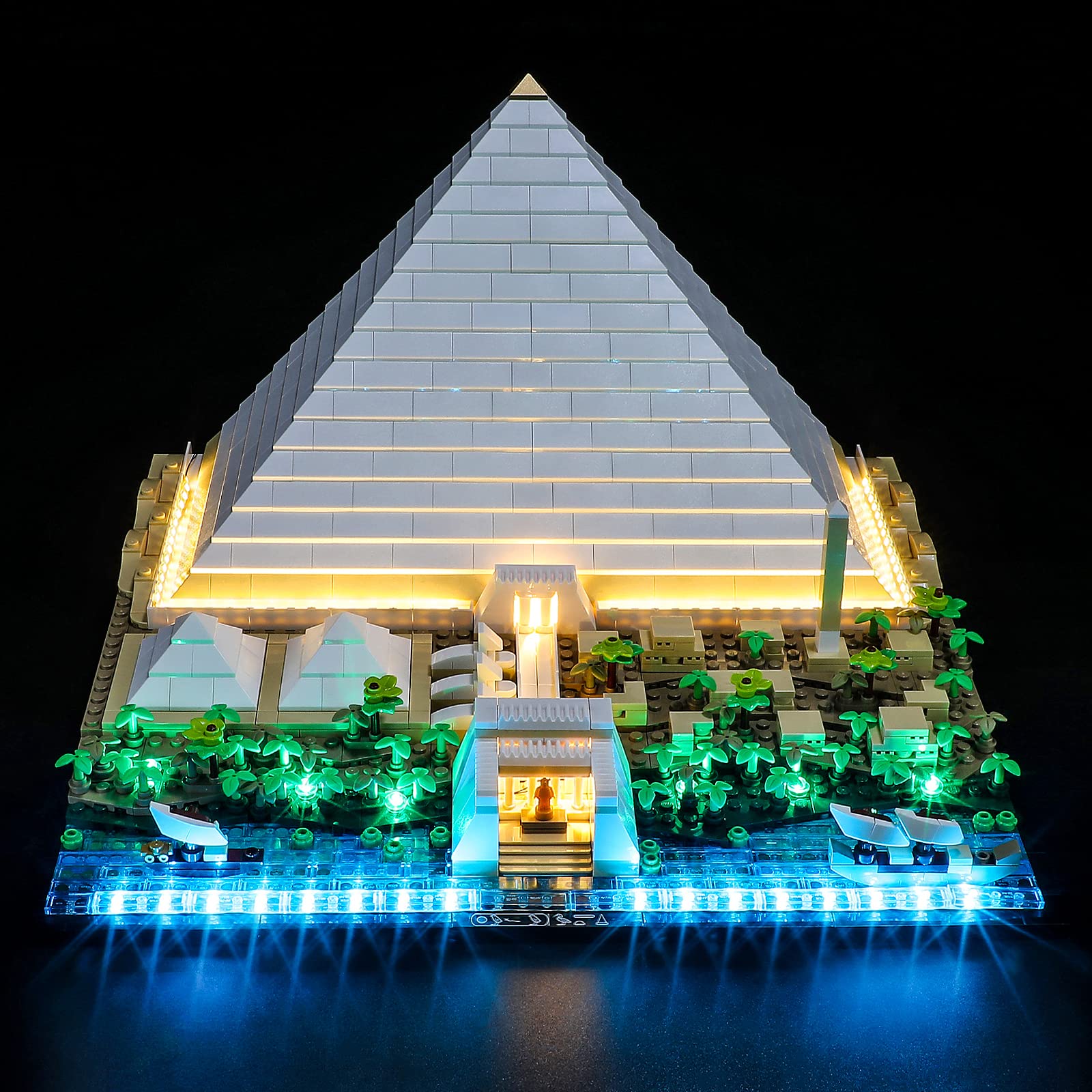 YEABRICKS LED Light for Lego-21058 Architecture Great Pyramid of Giza Building Blocks Model (Lego Set NOT Included)