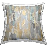 Stupell Industries Muted Glam Modern Collaged Design by Jennifer Martin Throw Pillow