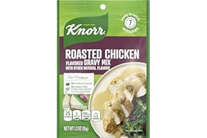 Knorr Gravy Mix For Delicious Easy Meals and Side Dishes Roasted Chicken Gravy No Artificial Flavors, No Added MSG 1.2 oz, Pack of 24
