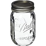 Ball Pint Mason Jar, Regular Mouth, 16 oz (3 Count)