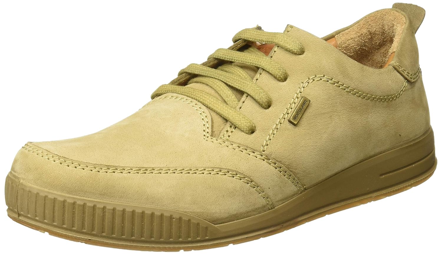 woodland men's leather boat shoes