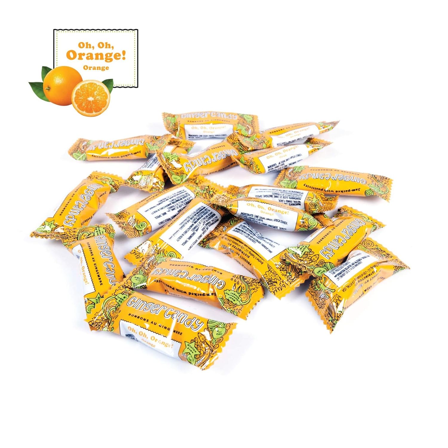 Gem Gem Ginger Candy Chewy Ginger Chews (1 Pound Bulk Pack