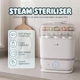 BooBoo Baby Steam Steriliser Dryer for Bottles Dummies Toys 13 Bottles view 2