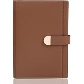 BOBO RABBIT 100 GSM 300 Page Lined Medium A5 Journal Notebook for Men Women | Hardcover Vegan Leather Bound Journaling Notebook with Magnetic Buckle Pocket for Writing Note Taking Daily Diary Work Office