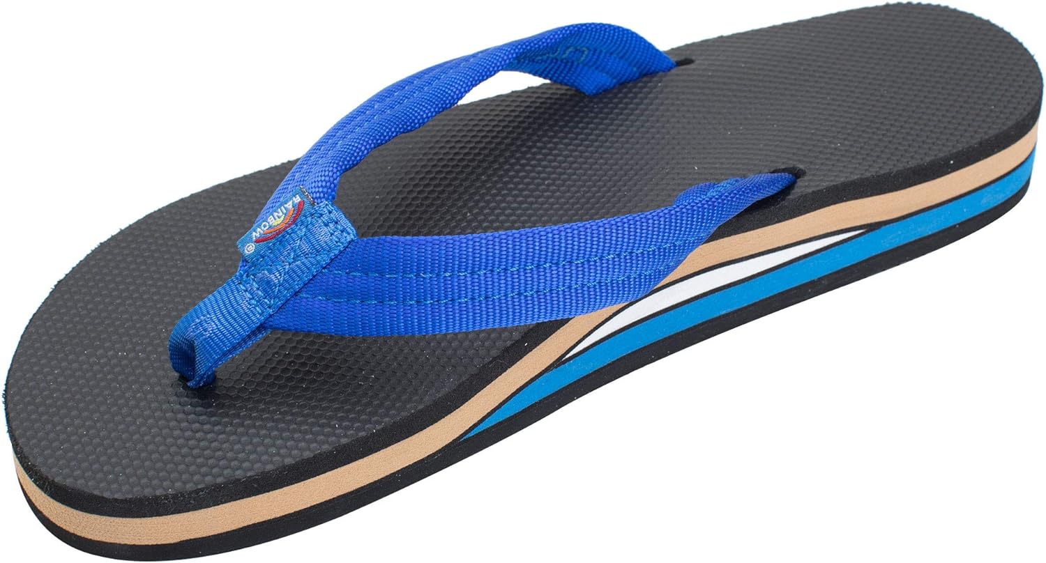  | Rainbow Sandals Women's Double Layer Soft Top 1" EVA Rubber Filled Nylon Strap | Sandals