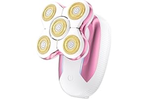 TAYAYO Electric Razors for Women, 5D Magnetic Shaver for Sensitive Skin - Waterproof Cordless Razor for Legs/Bikini/Arms, Painless Hair Removal, 90min Runtime Pink