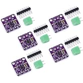 Teyleten Robot Max98357 I2S 3W Class D Amplifier Breakout Interface Dac Decoder Module Filterless Audio Board for Raspberry Pi 5pcs