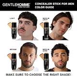 Gentlehomme Men's Concealer Stick with Brush Medium 8g Dark Circles Eraser Full view 5