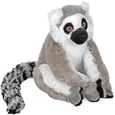 Wild Republic Cuddlekins Mini Ring Tailed Lemur Stuffed Animal - 8"