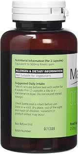 Mastika 250mg Mastic Gum 120 Capsules Brand Mastika Pack of 120 view 2