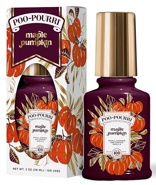 POO-POURRI BEFORE-YOU-GO TOILET SPRAY, MAPLE PUMPKIN, 2 FL...