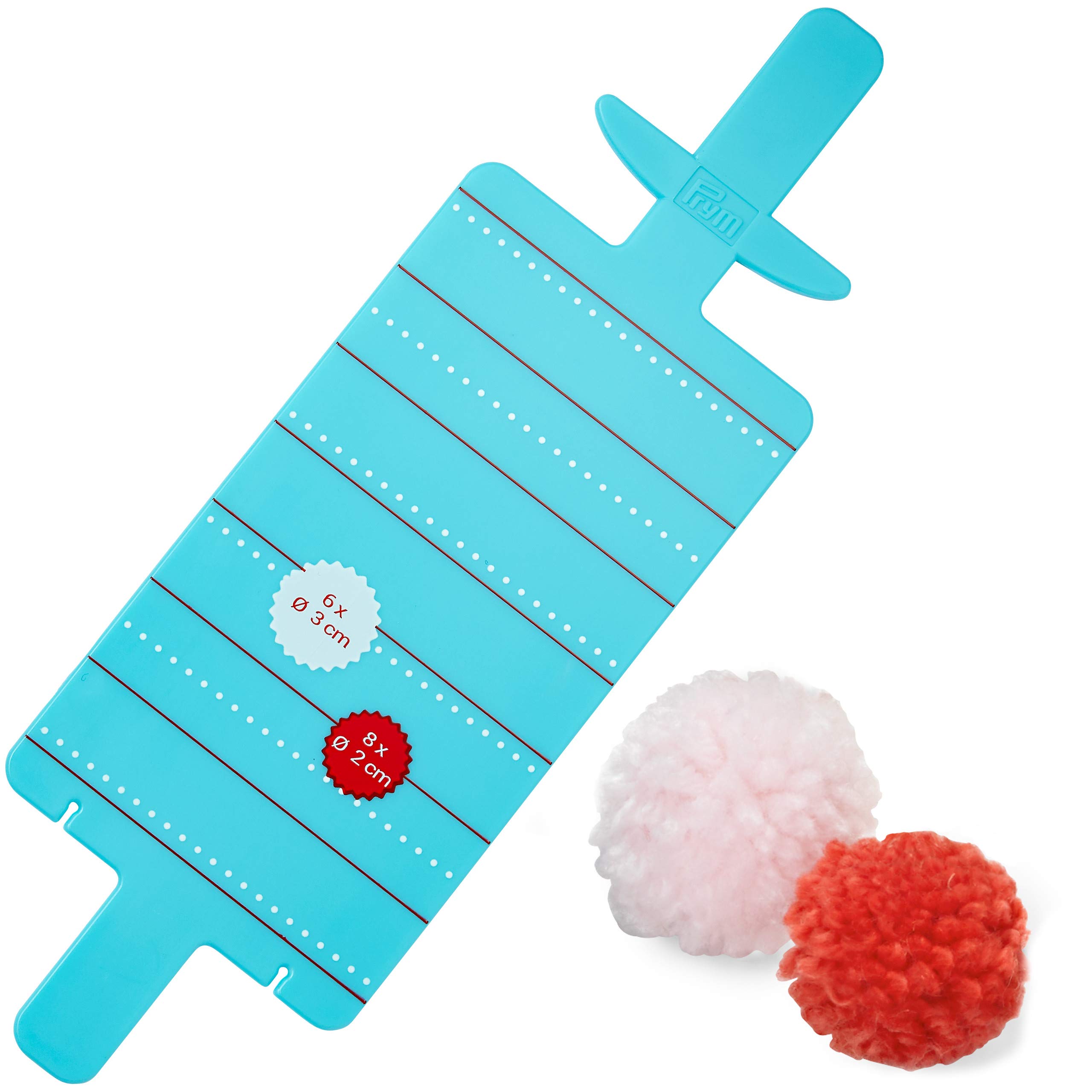 Prym Love Mini Pompom Maker, Blue, 5 x 5 x 3 cm