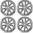 Mayde 18-Inch Hub Caps fits 2017-2023 Tesla Model 3, Replacement Wheel Covers (Set of 4) (Chrome)