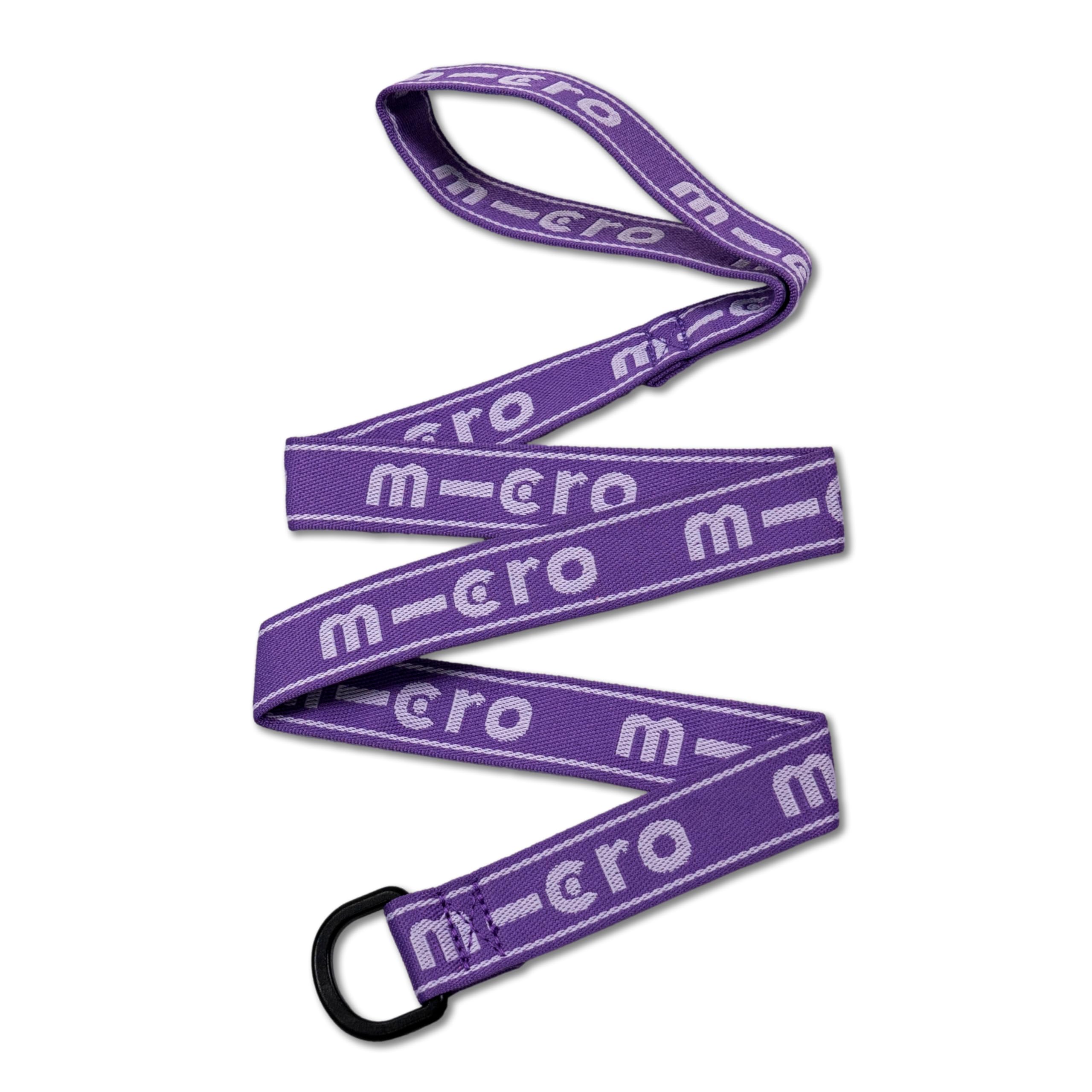 Micro Scooters | Eco Pull and Carry Strap | Scooter Accessories | Handlebar Reins | Pull Along | Boys & Girls | 83cm | Purple — image 1