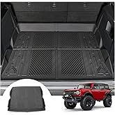 Mabett Cargo Liner Non-Slip Mat for Ford Bronco Accessories, All-Weather Protection Trunk Mat Fit Bronco 2026,2021-2025 4-Door Black