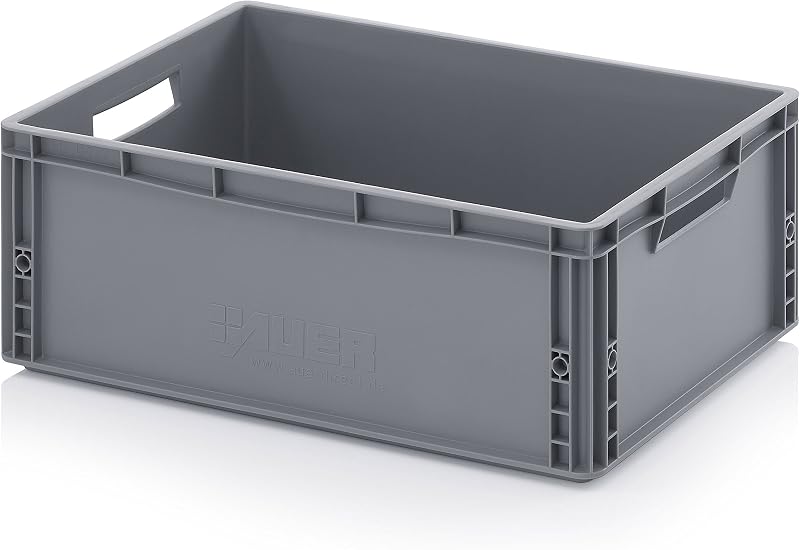 Auer Eurobehälter 60 x 40 x 22 Plastic Storage Container Euro Crate Stackable
