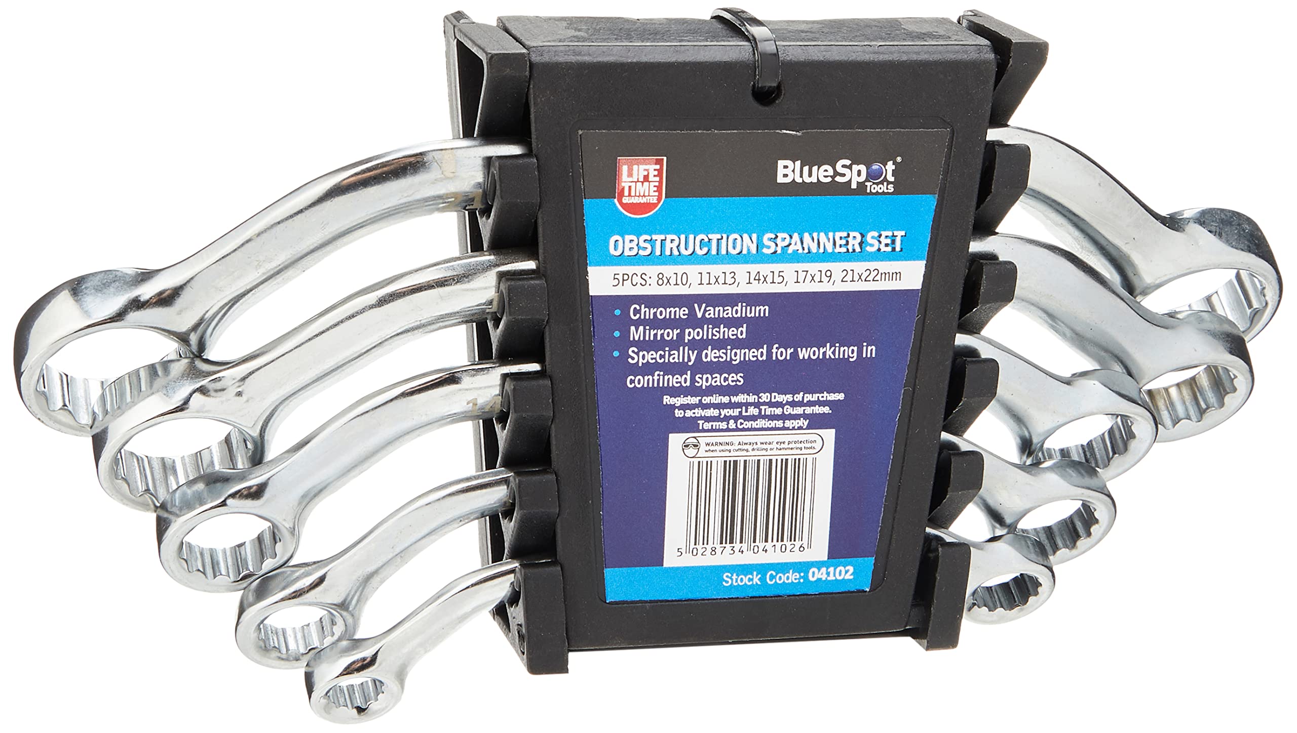 BlueSpot Metric Obstruction Spanner Set (5 Pieces)