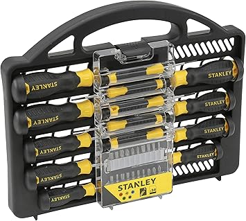 STANLEY - Juego de 34 destornilladores: Amazon.es: Bricolaje y herramientas