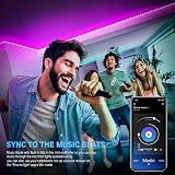 Mexllex Led Strip Light 15M Bluetooth App Remote RGB Music Sync view 5