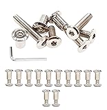 cSeao 12-Pack M6 10mm Allen Rivet Bolts Rivets Cap