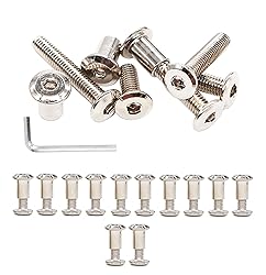cSeao 12-Pack M6 10mm Allen Rivet Bolts Rivets Cap