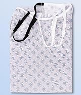 Utopia Care Patient Gown Blue Diamond Print Back Tie Fits Up To 2XL 47 Long 66 view 4