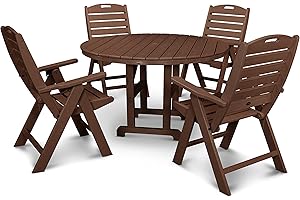 POLYWOOD® Nautical Dining Set, Mahogany