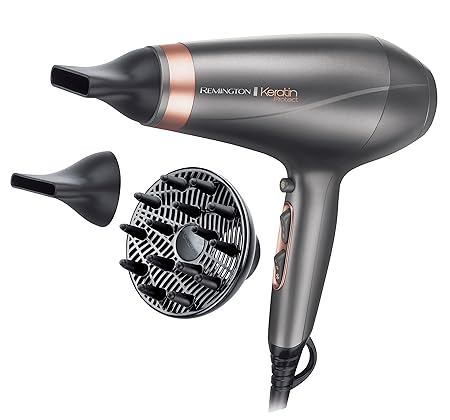 Remington Ionen-Haartrockner Keratin Protect AC8820, 2200 Watt, Ring angereichert mit Keratin und Mandelöl, zwei Stylingdüsen