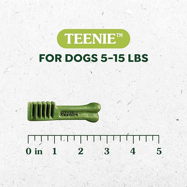 GREENIES DOG TREATS VETERINARIAN-RECOMMENDED NATURAL DENTAL TREATS FOR DOGS, TEENIE SIZE, VARIETY PACK FLAVOR, (3) 12 OZ. PACKS, 130 COUNT