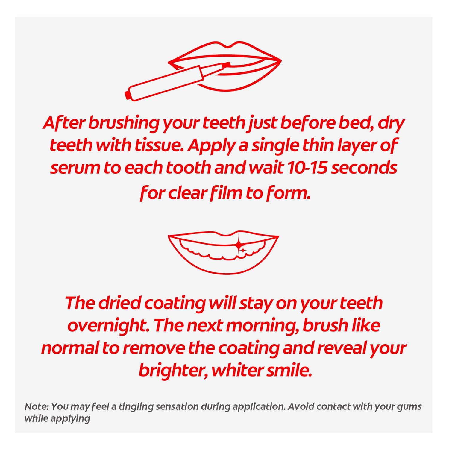 Colgate Optic White Overnight Teeth Whitening Pen, Gentle Teeth Stain Remover to Whiten Teeth, 3% Hydrogen Peroxide Gel : Beauty