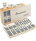 Amazon.com: Domino Set for Adults, Double Nine Dominoes Set with