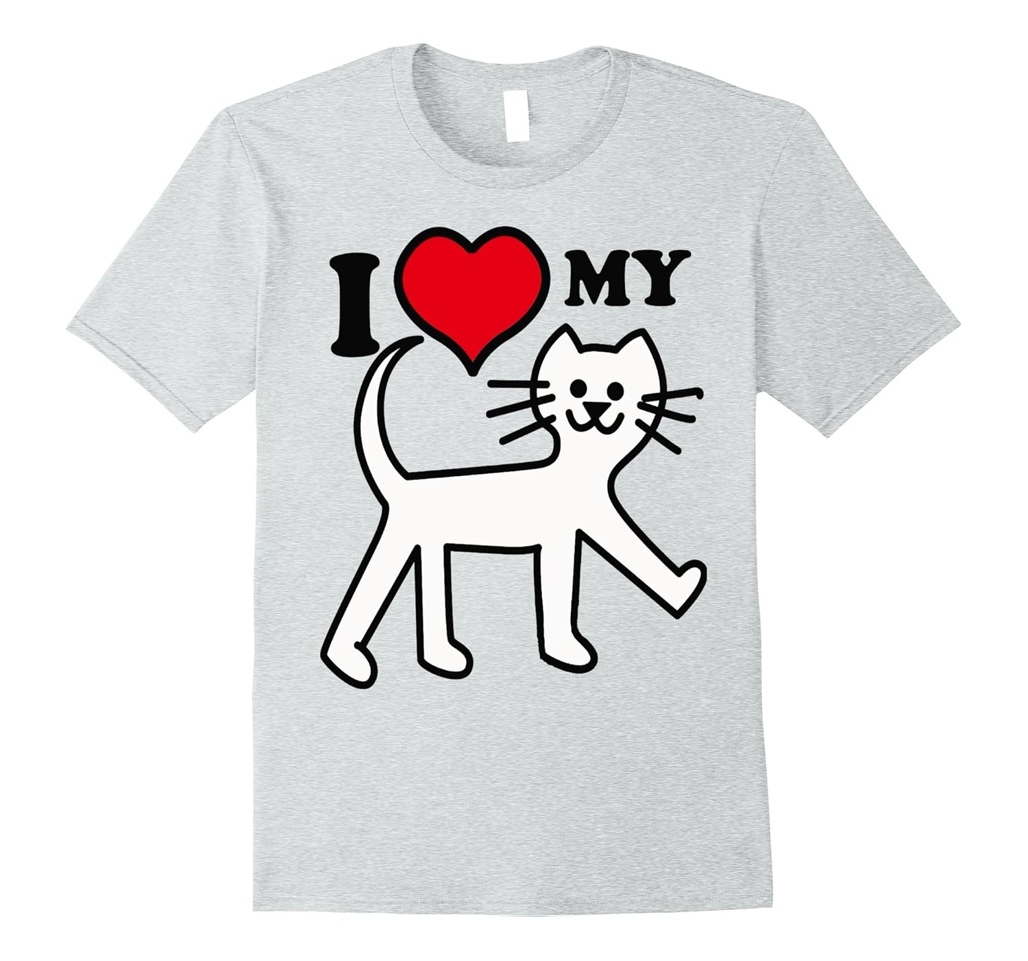 I LOVE MY CAT T-Shirt for Girls, Boys,Teens, Men & Women-anz