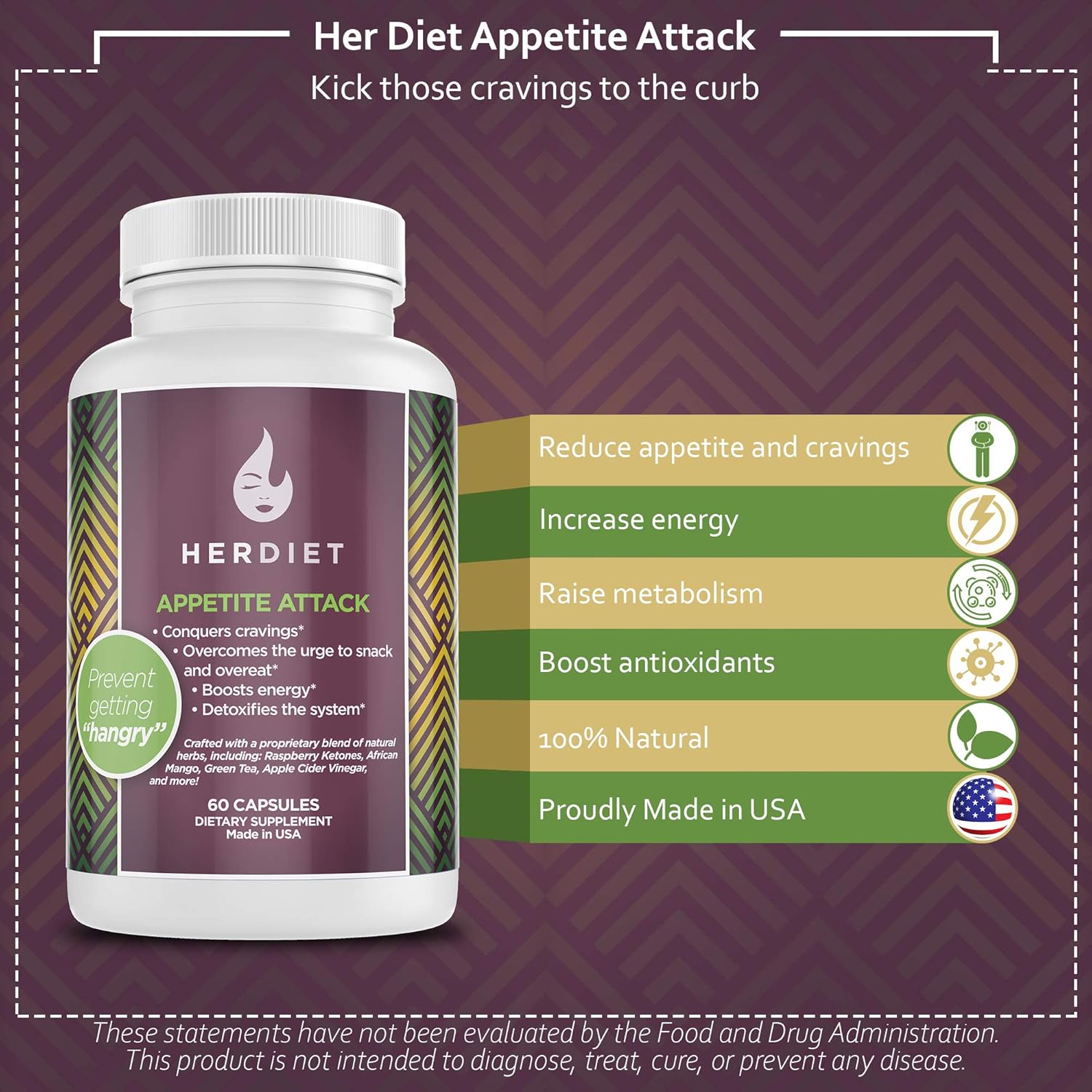 Her Diet Appetite Attack Weight Loss Pills for Women Ultra Strength