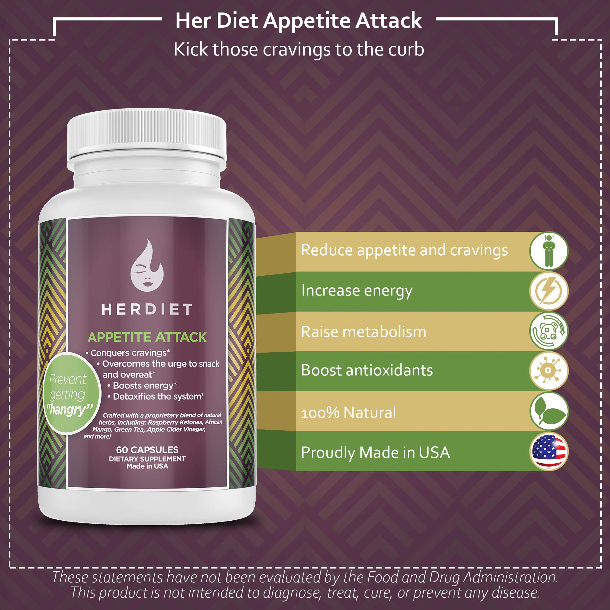 Her Diet Appetite Attack Weight Loss Pills for Women Ultra Strength