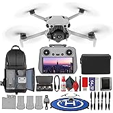 DJI Mini 5 Pro Drone RC2 Fly More Combo Plus Lightweight Camera Aerial UAV Bundle | Extended Flight Smart Tracking Portable Kit with 64GB Card + Landing Pad + More
