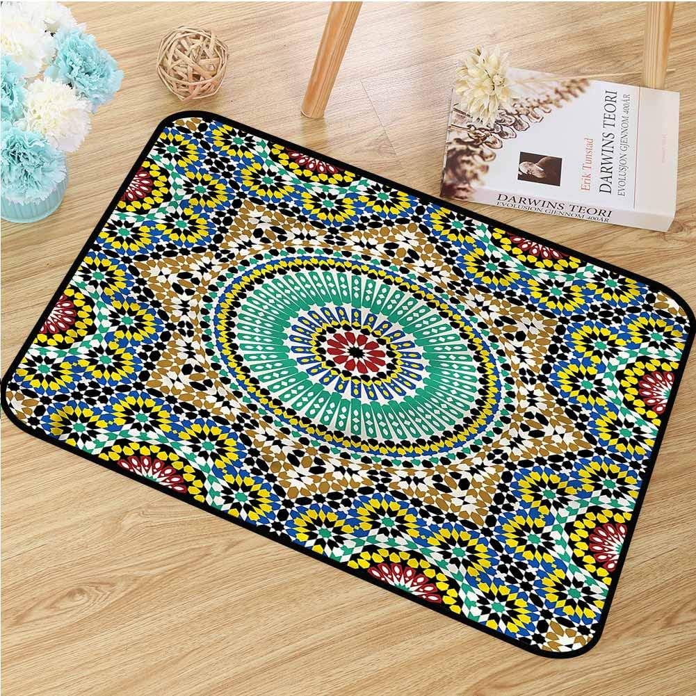 TBRfine Moroccan, Bath Mat, Ancient Architectural Tile