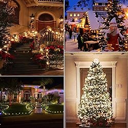 C9 Clear Christmas String Light Set, 100 Feet