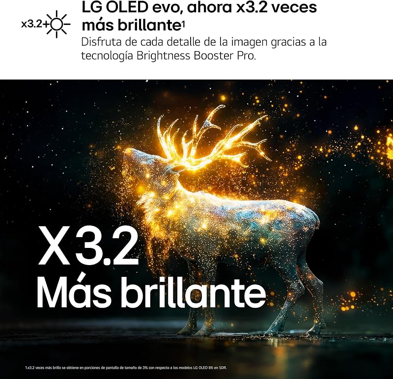 OLED77C64LA - Smart TV OLED EVO AI 77" 4K sem encandeamento 98,9%, 2026