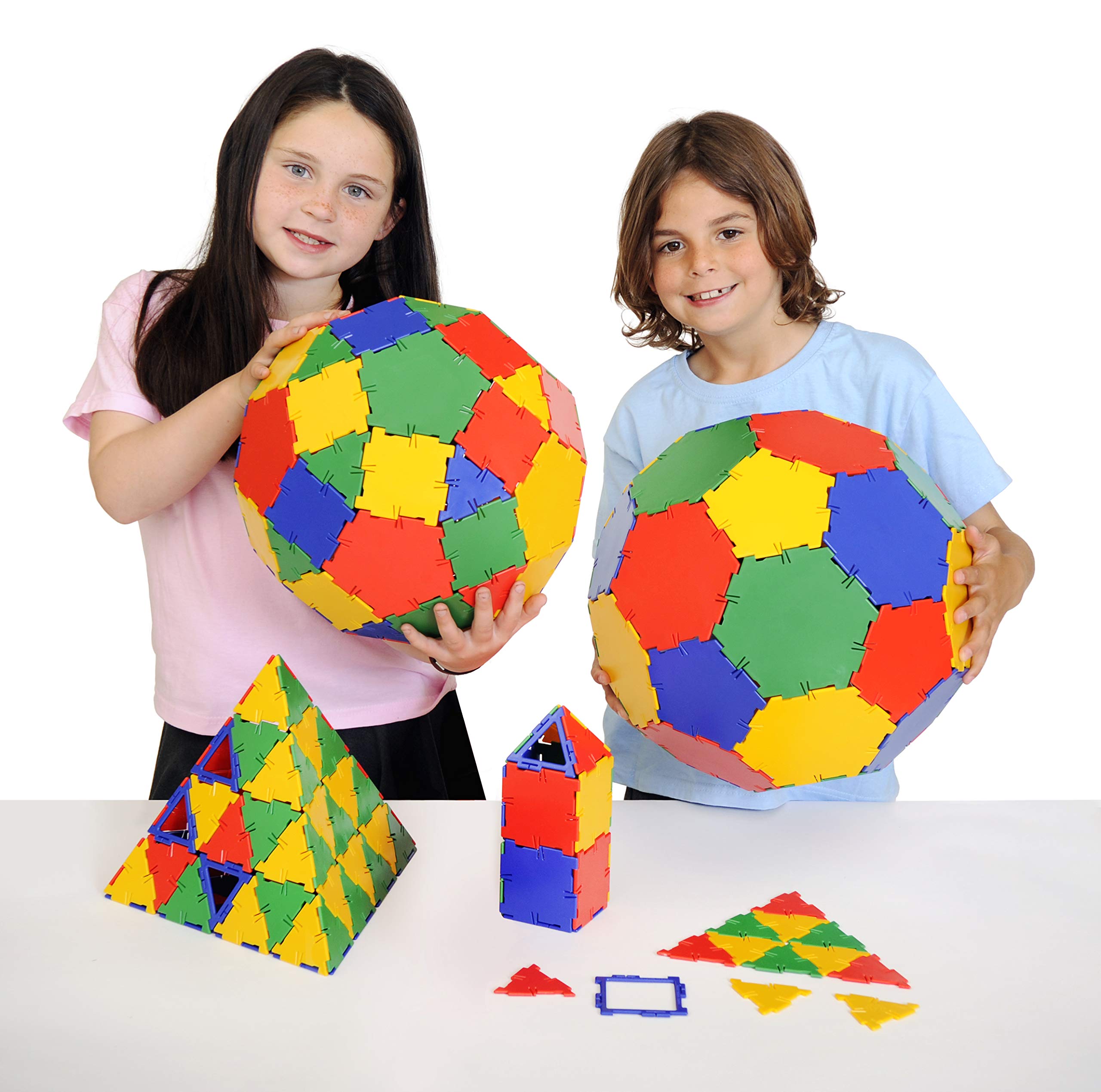 Polydron Original Class Set - Shape Maths Geometry Toy - Educational Learning Resource - Age 4 + - 184 Pieces