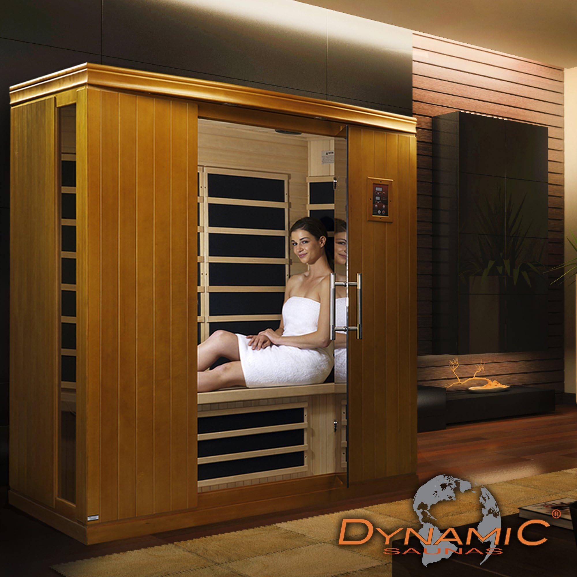 DYNAMIC SAUNAS AMZ-DYN-63-10-02 Madrid II Low EMF FAR Infrared Sauna
