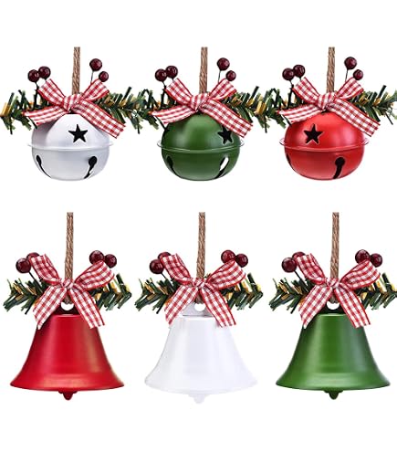 Lot De 50 Clochettes Décoratives Vintage Rouillées - Pour Décoration Noël, Sapin, Portes, Fenêtres - Style Rustique Et Ambiance Festive - 2