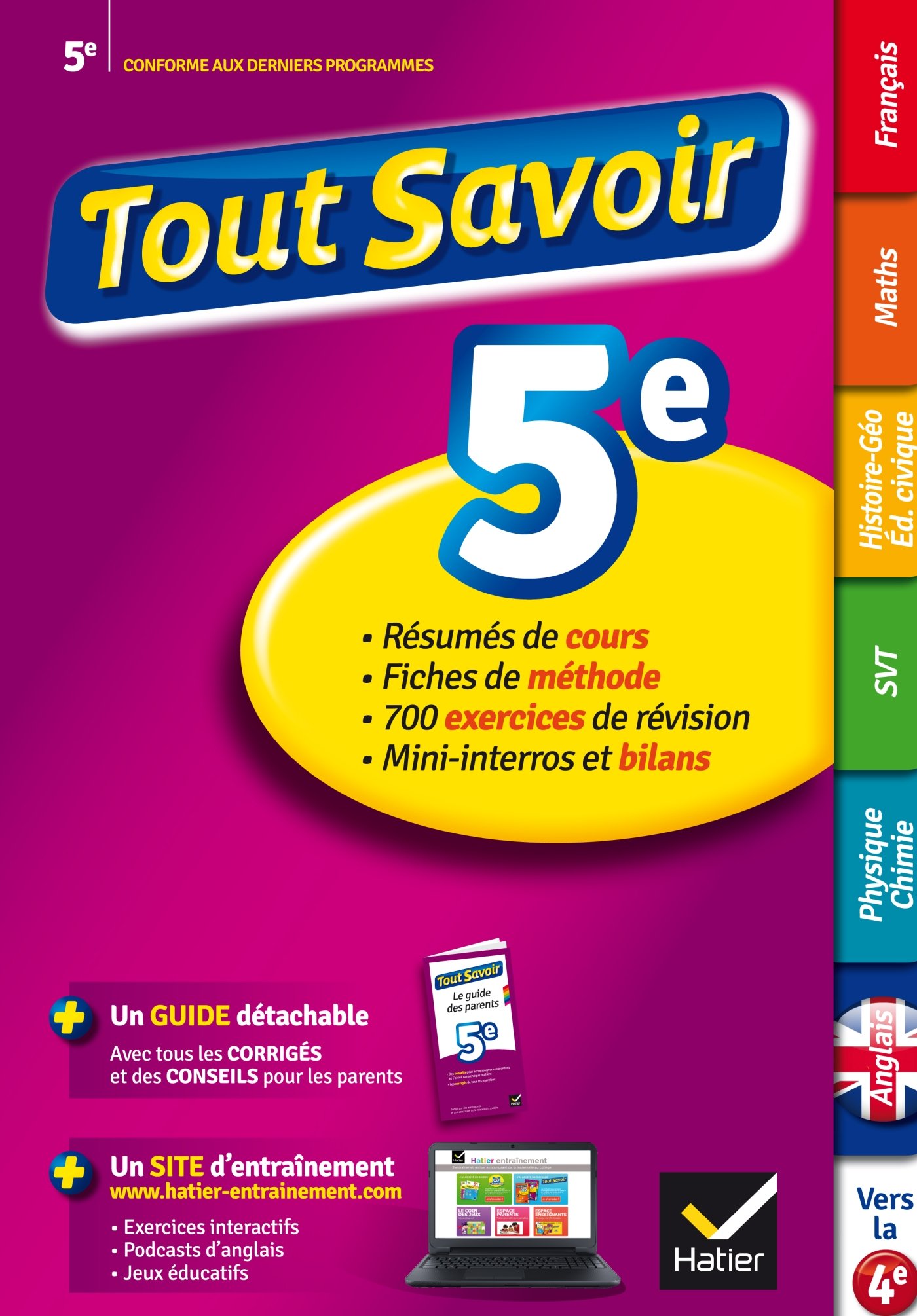 Corrigé Cahier De Vacances Magnard 5eme 4eme
