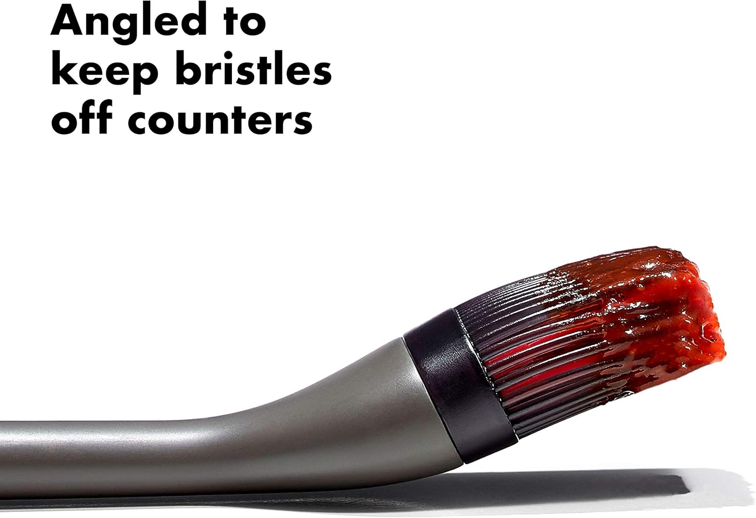 OXO Good Grips Grilling Basting Brush, 12.5 x 4.5 x 1.5, grey: Kitchen & Dining